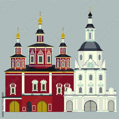 church architecture in the city of Bryansk in Russia