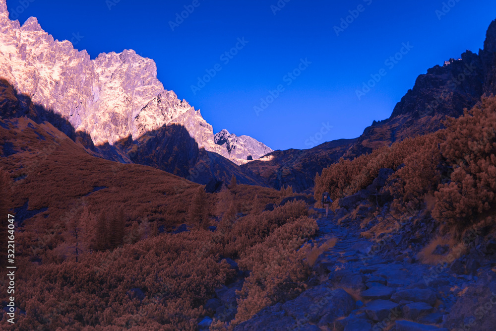 Tatra Mountains in Infrared