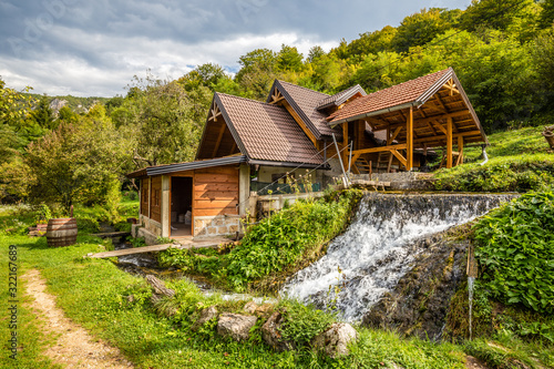 Bild auf Leinwand Watermill In Martin Brod - Bosnia and Herzegovina