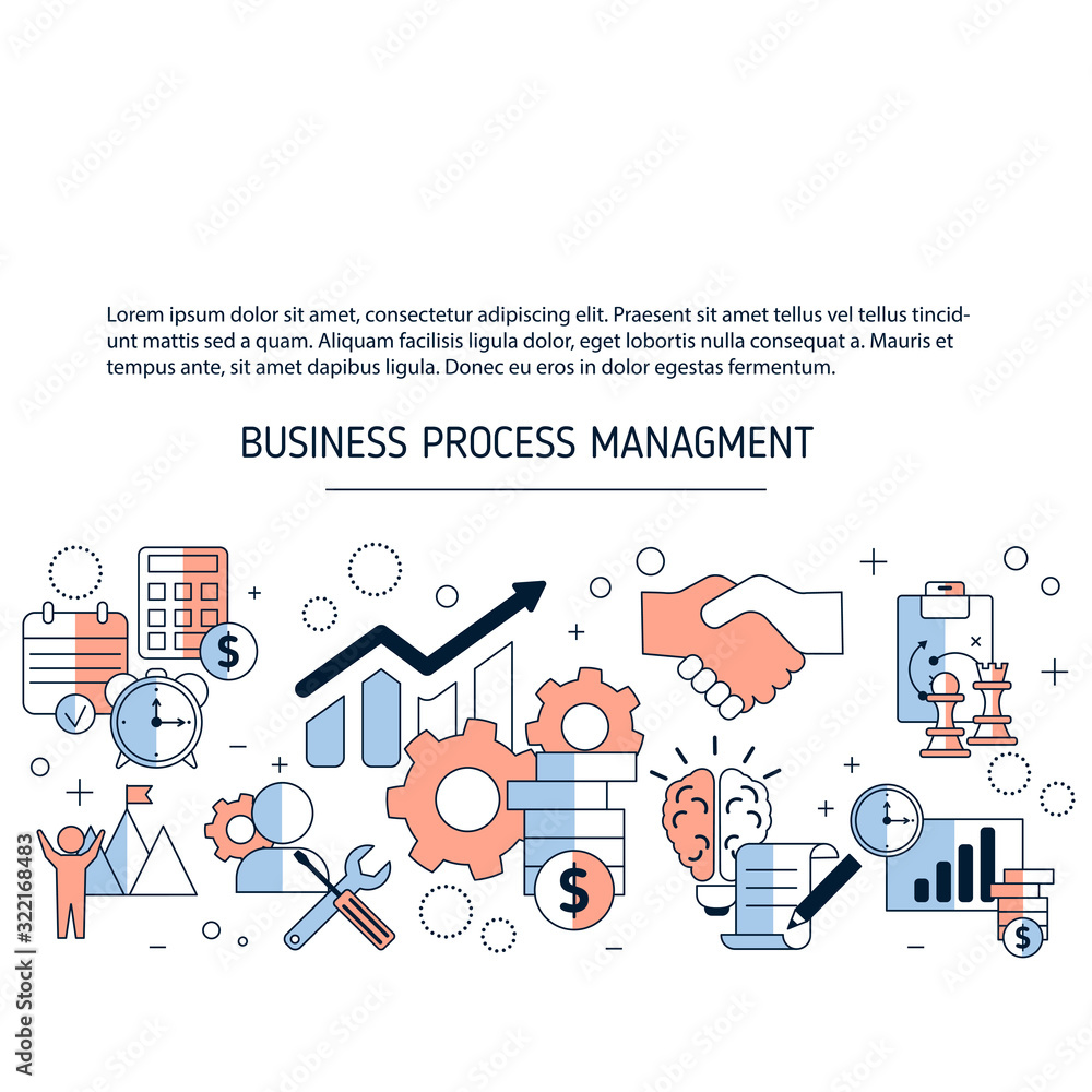 Business process management concept
