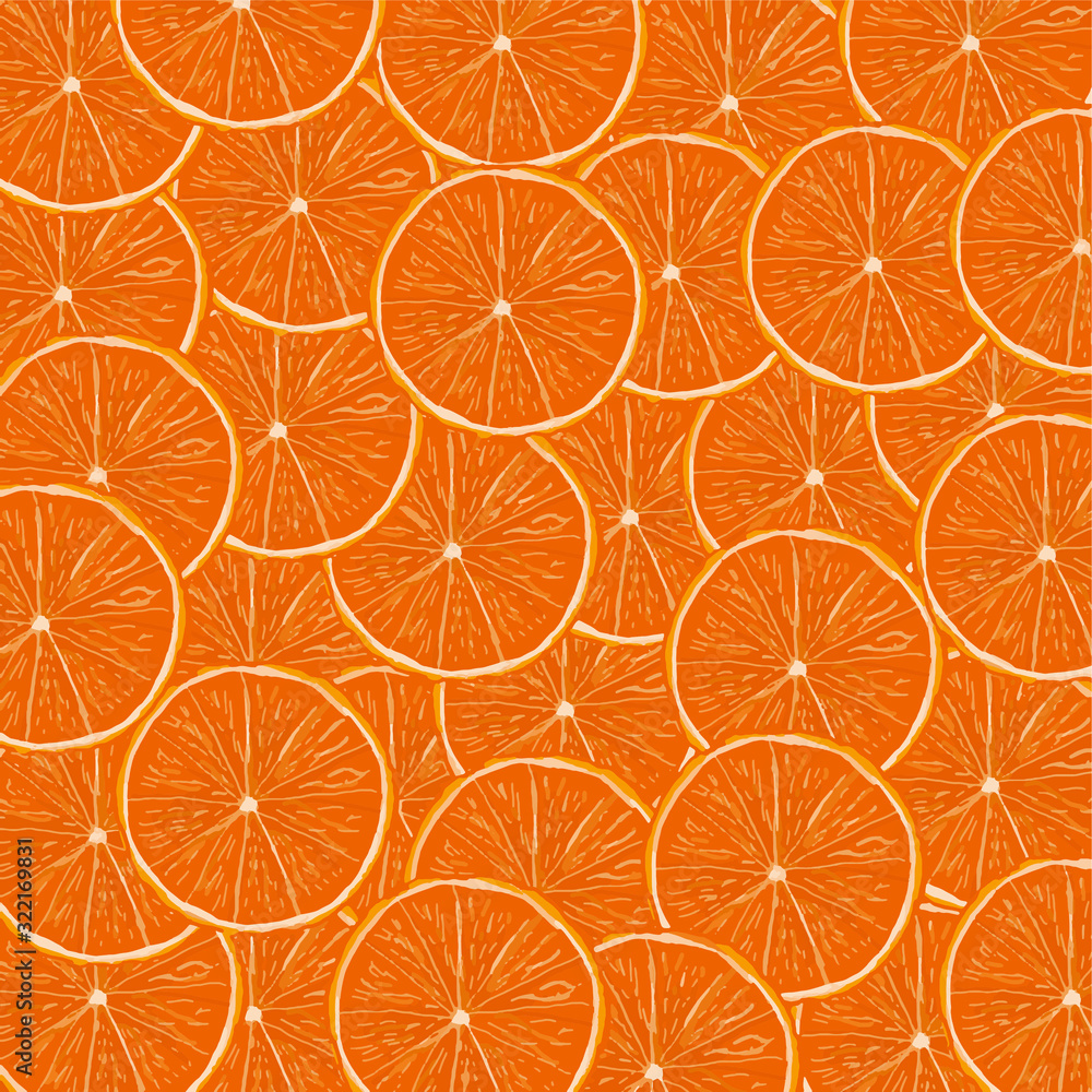pattern of cut oranges pattern of cut oranges