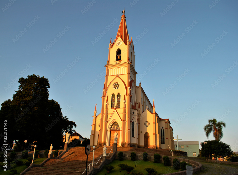 Fototapeta premium church in Garibaldi,rs, Brazil
