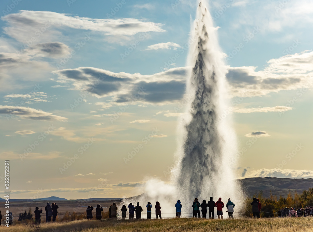Fotografie Icelandic Geyser Strokkur