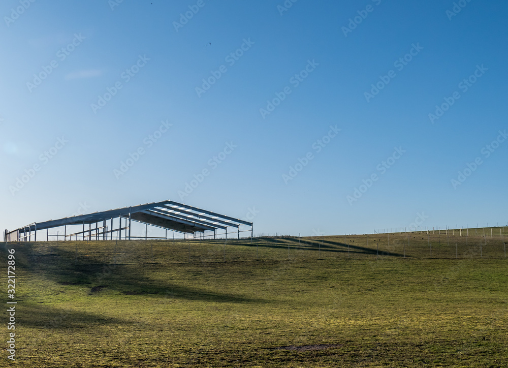 Neubau einer landwirtschaftlichen Lagerhalle