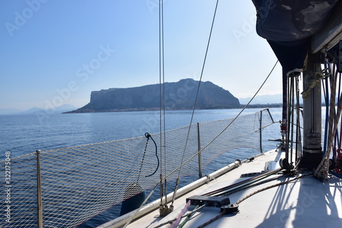 Particolare di una barca a vela. Sicilia © GIOVANNI