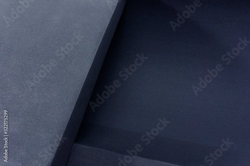 black 3d shape background 