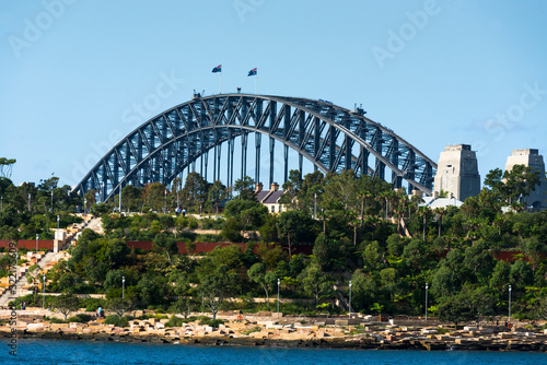 Sydney Harbour Bridge seen above Barangaroo Reserve © Andrew