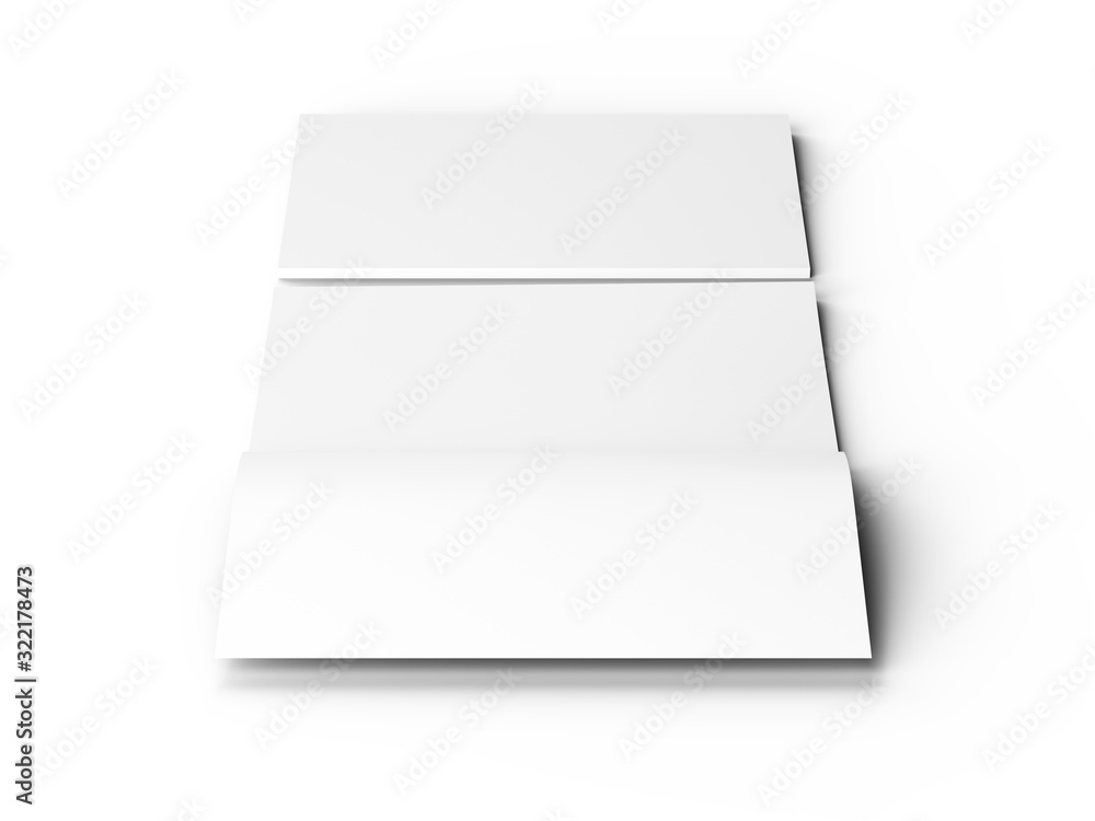 Magazine with open cover. Vertical A4 format. 3d illustration. Magazine with open cover. Vertical A4 format. 3d illustration.