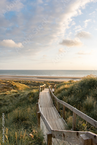 Ynyslas Walkway on the sand dunes