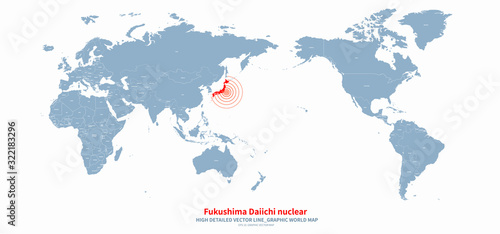 world map. detailed line vector world map.  continental world map with white background.