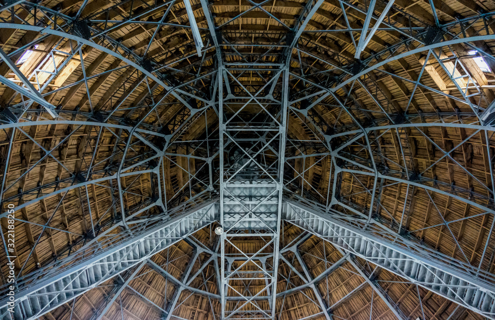 Ancient wooden dome of St. Stephen's Basilica in Budapest, Hungary Ancient wooden dome of St. Stephen's Basilica in Budapest, Hungary
