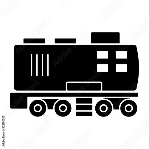 Wagon icon. Simple vector of train transport icons for ui and ux, website or mobile application