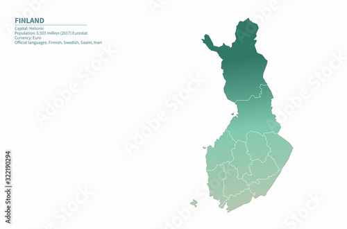 vector map of scandinavia c...
