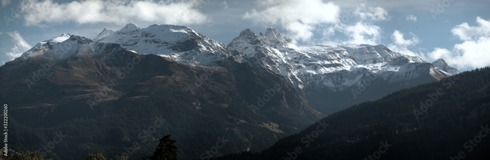 Peaks of the Pizol and neighbours, Swiss Alps