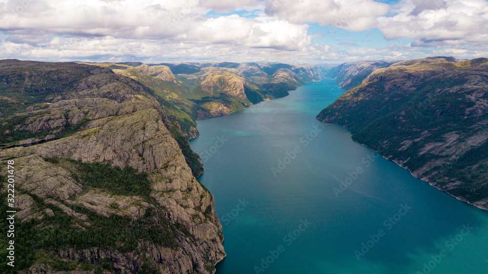 Fjord am Preikestolen