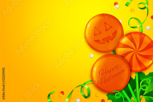 Beautiful Halloween background photo