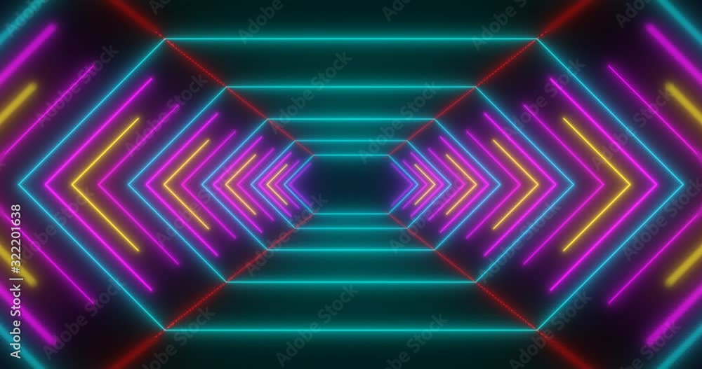 Vj loop retrowave style tunnel Vj loop retrowave style tunnel