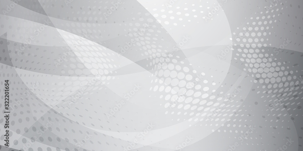 custom made wallpaper toronto digitalAbstract background made of halftone dots and curved lines in white and gray colors