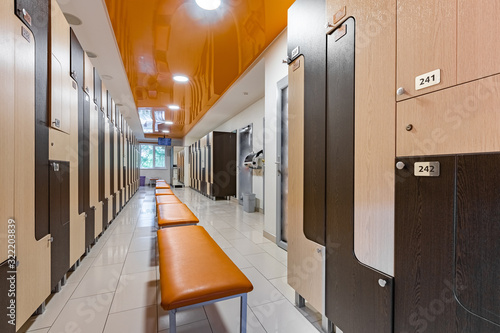 Quadro su tela locker room fitness