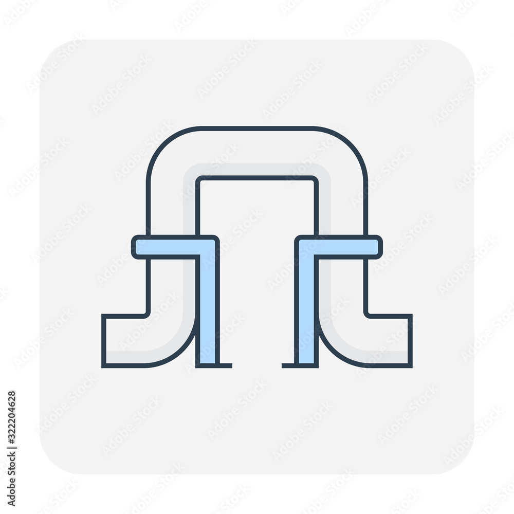 pipeline construction icon pipeline construction icon