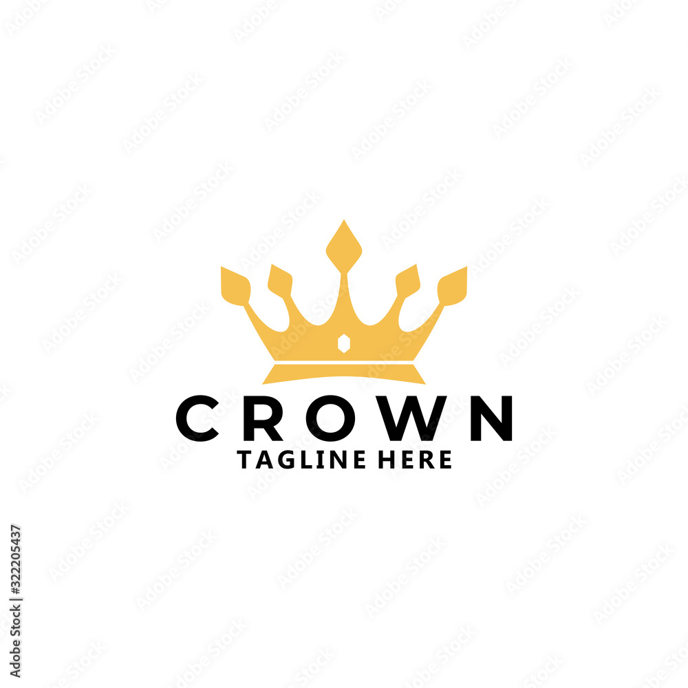 crown logo icon vector isolated crown logo icon vector isolated