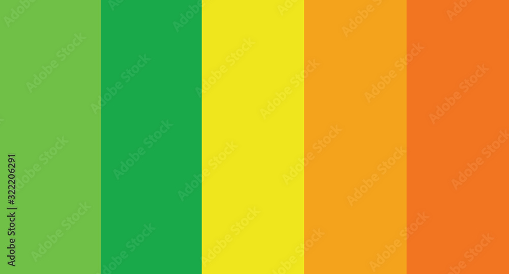 Obraz premium colour palette vector illustration set