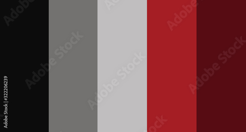 colour palette vector illustration set