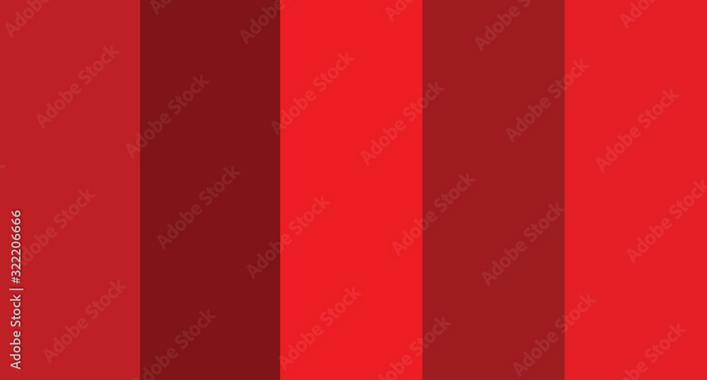 Red color palette vector illustration