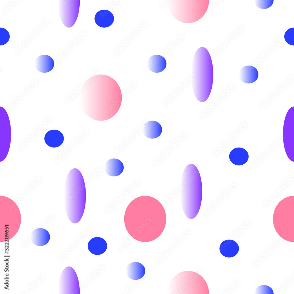 seamless geometric pattern with circles and ovals isolated on a white background seamless geometric pattern with circles and ovals isolated on a white background