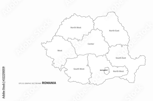 graphic vector map of roman...