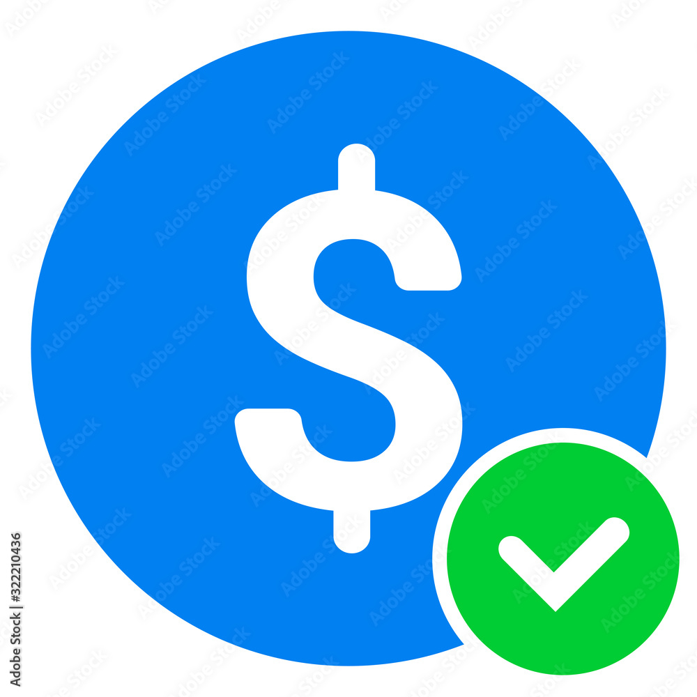 Approved Payment icon. Vector pictograph style is a flat symbol, color, chess transparent background. Designed for software and web interface toolbars and menus. Approved Payment icon. Vector pictograph style is a flat symbol, color, chess transparent background. Designed for software and web interface toolbars and menus.