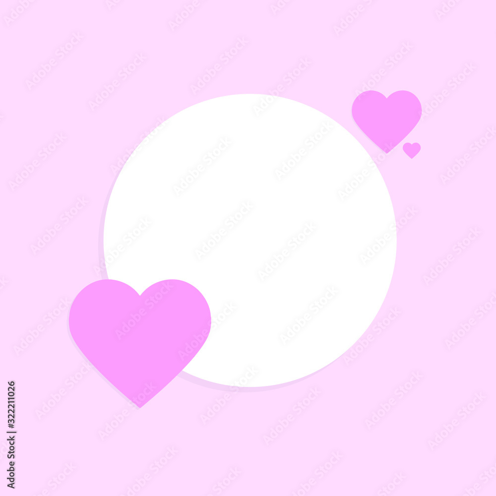 Valentine's day concept background. Vector illustration. Wallpaper, flyers, invitation, posters, brochure, banners.