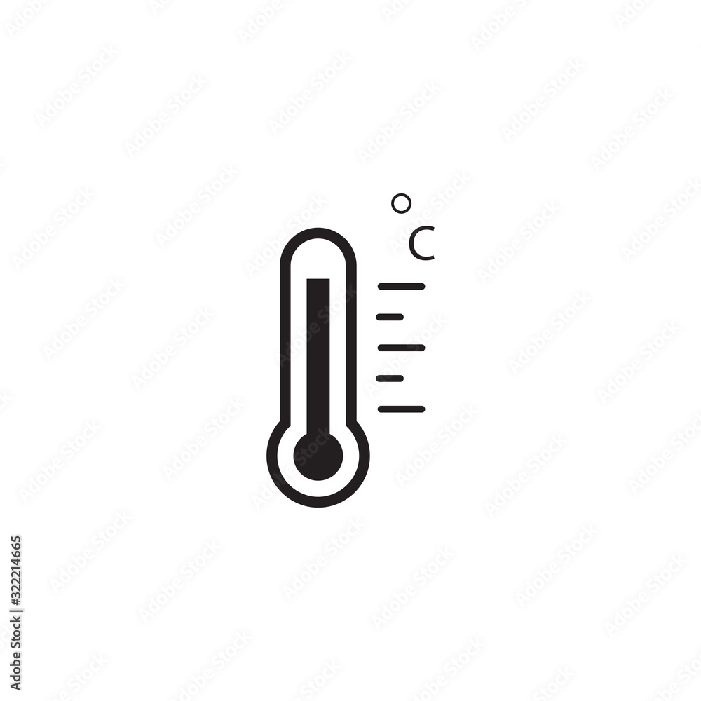 thermometer icon design vector logo template EPS10 thermometer icon design vector logo template EPS10