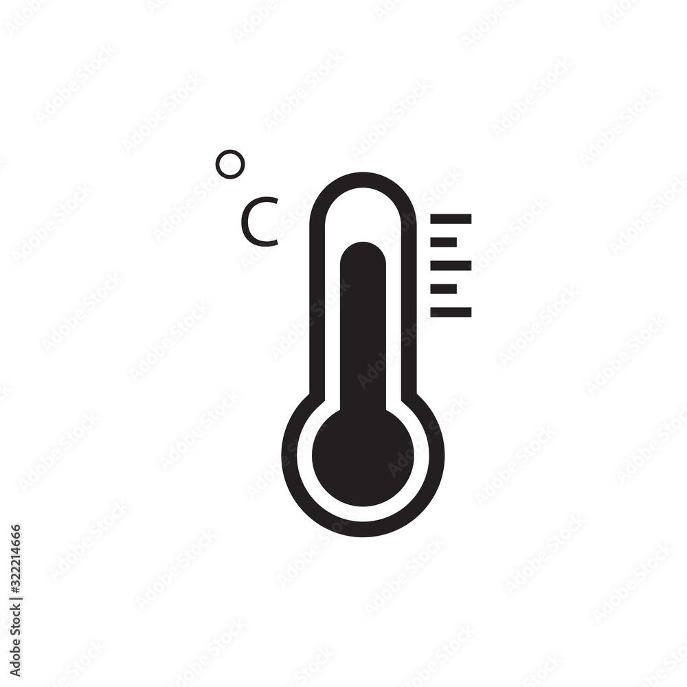 thermometer icon design vector logo template EPS10 thermometer icon design vector logo template EPS10