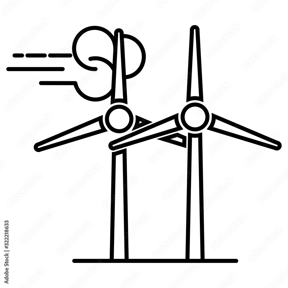 turbines icon design vector logo template EPS 10