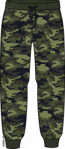 camouflage sweatpant design, jogging pants design