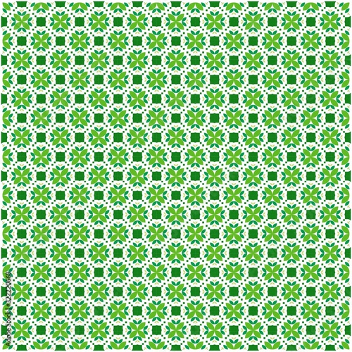 Green of Seamless Pattern With Flowers, Abstract, Illustrator Floral Pattern Wallpaper 