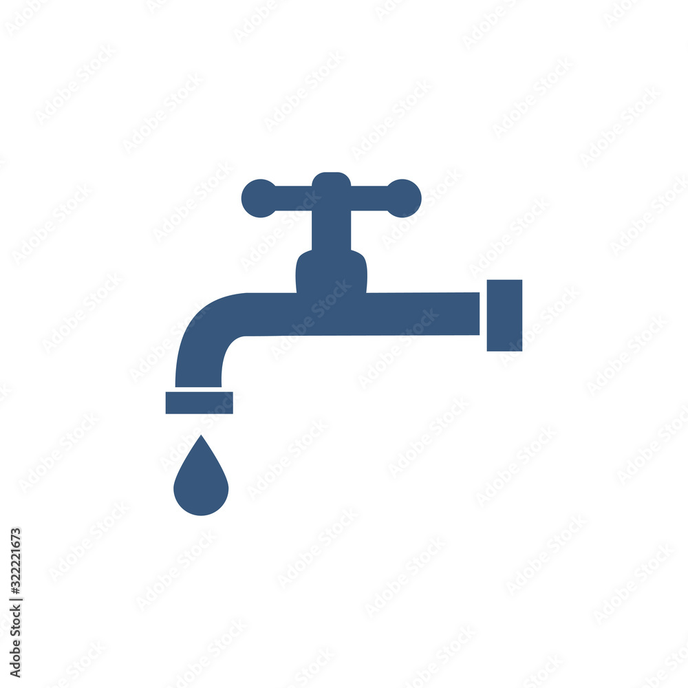 water faucet icon design vector logo template EPS 10 water faucet icon design vector logo template EPS 10