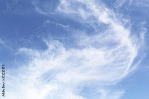 Fototapeta Naklejka Na Ścianę i Meble -  blue sky background. nature with clouds.