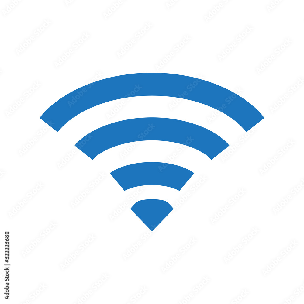 wi-fi signal icon design vector logo template EPS 10 wi-fi signal icon design vector logo template EPS 10