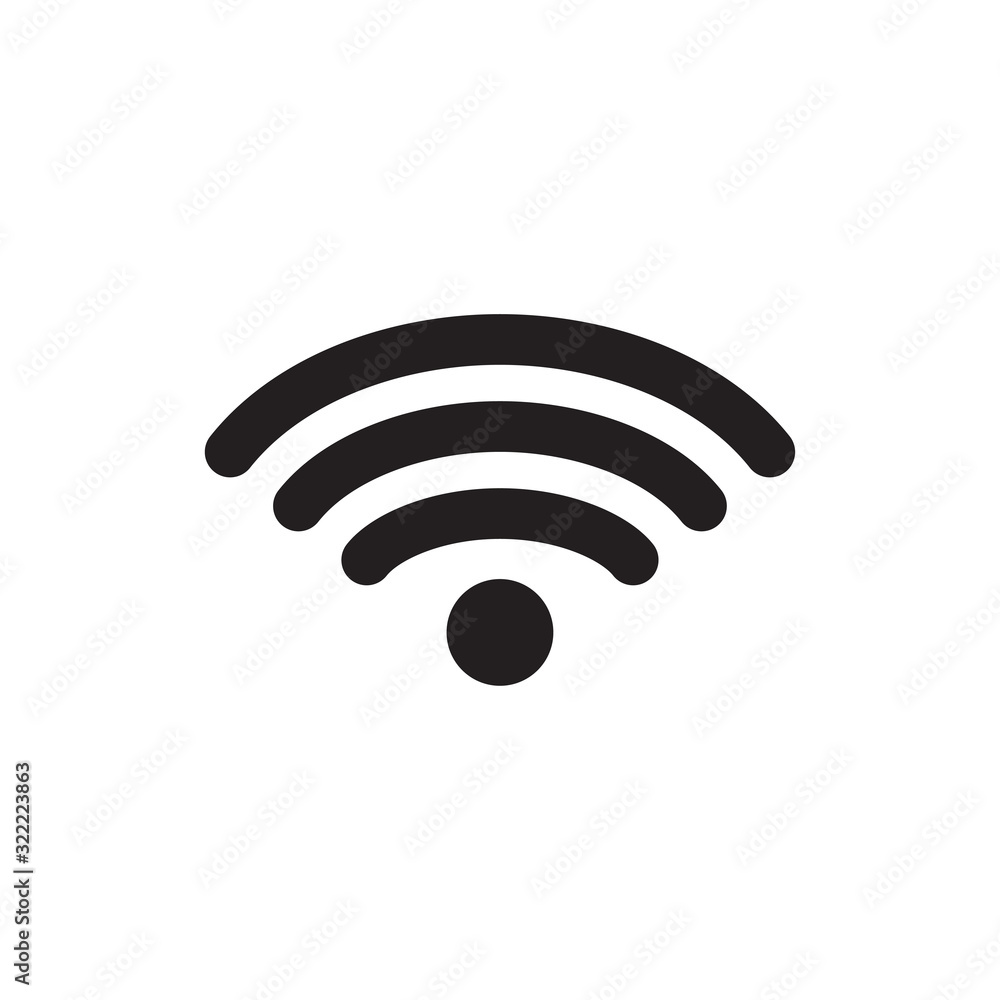 wi-fi signal icon design vector logo template EPS 10 wi-fi signal icon design vector logo template EPS 10