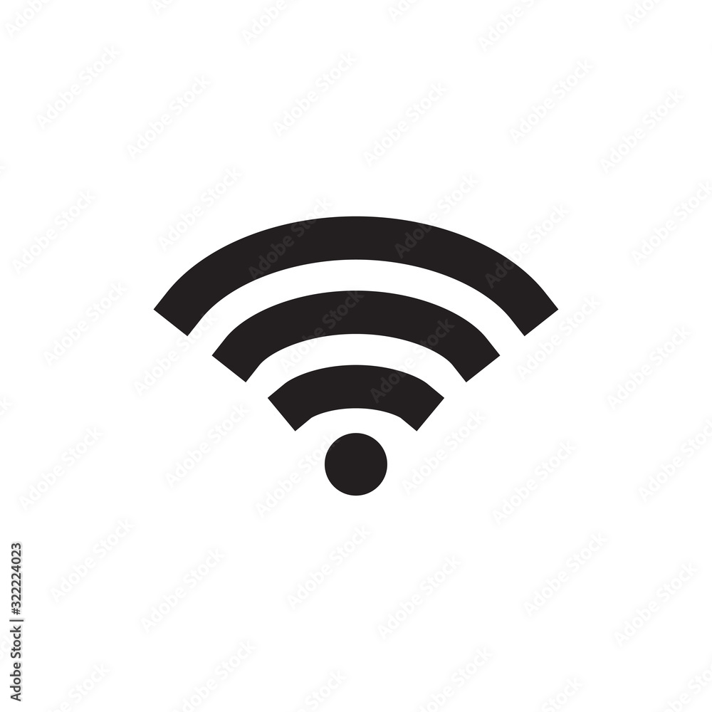 wi-fi signal icon design vector logo template EPS 10 wi-fi signal icon design vector logo template EPS 10
