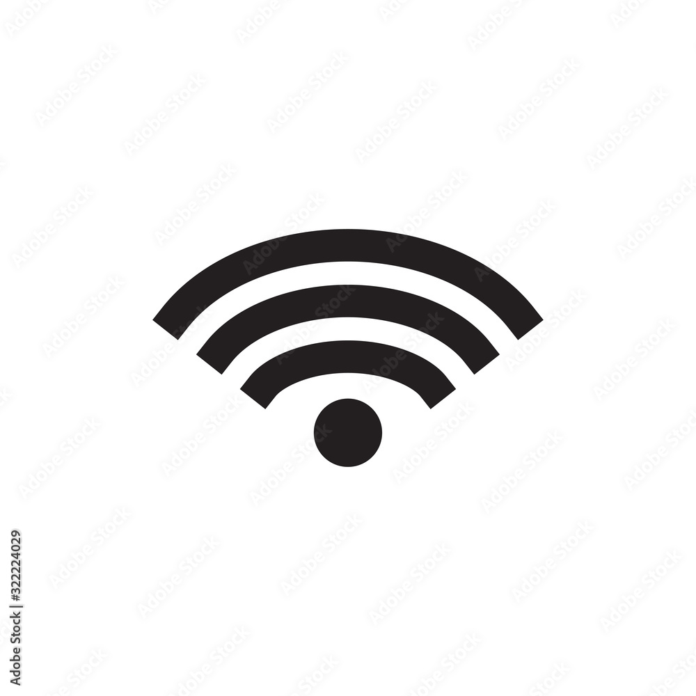 wi-fi signal icon design vector logo template EPS 10 wi-fi signal icon design vector logo template EPS 10