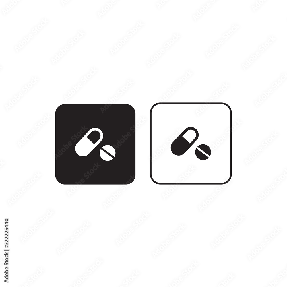 Fotografie DRUG ICON, PILL ICON