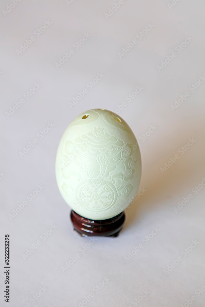 Duck egg carving crafts Duck egg carving crafts