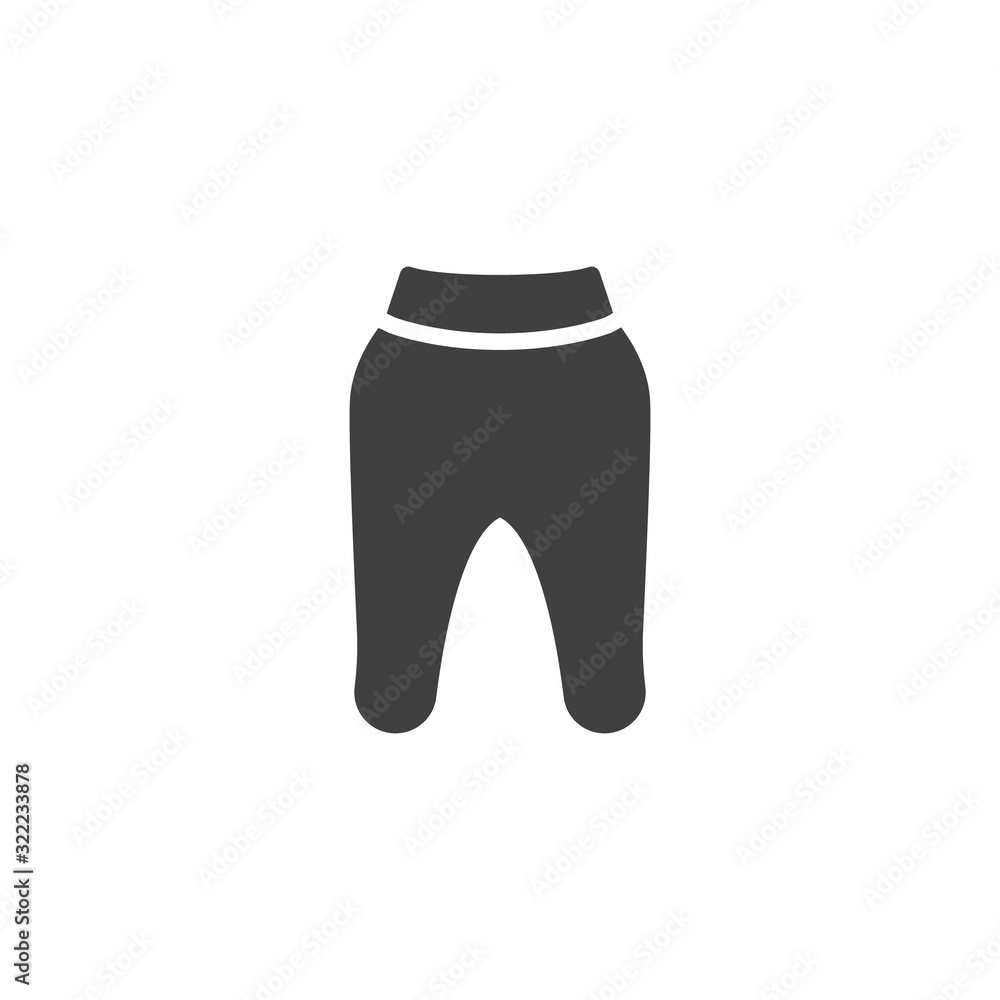 Baby boy pants vector icon. filled flat sign for mobile concept and web design. Baby Clothing, kids pants glyph icon. Symbol, logo illustration. Vector graphics Baby boy pants vector icon. filled flat sign for mobile concept and web design. Baby Clothing, kids pants glyph icon. Symbol, logo illustration. Vector graphics