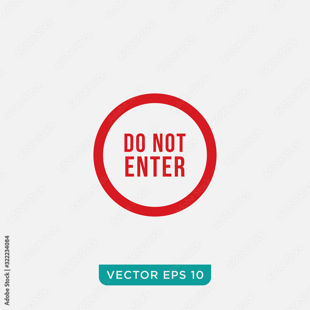 Stop Sign Icon Design, Vector EPS10