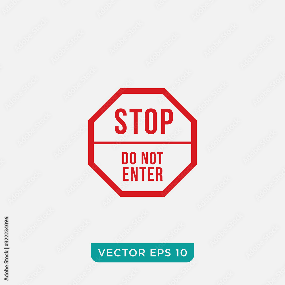 Stop Sign Icon Design, Vector EPS10 Stop Sign Icon Design, Vector EPS10