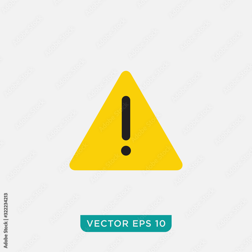 Warning Sign Icon Design, Vector EPS10 Warning Sign Icon Design, Vector EPS10
