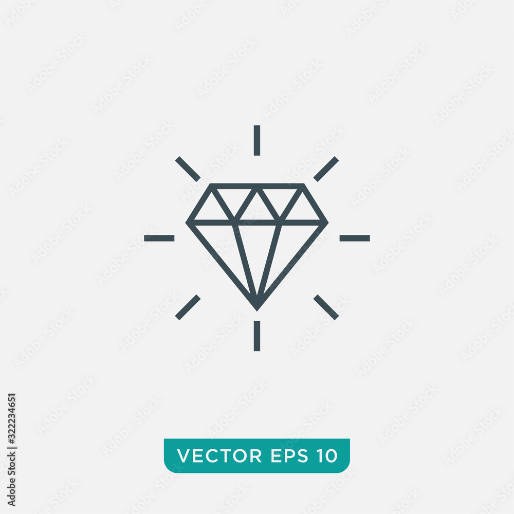 Diamond Icon Design, Vector EPS10 Diamond Icon Design, Vector EPS10